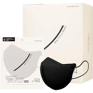 NIB CHARMZONE ToneUpFit BlackLabel Light KF94 Thin Breathable Korean Masks